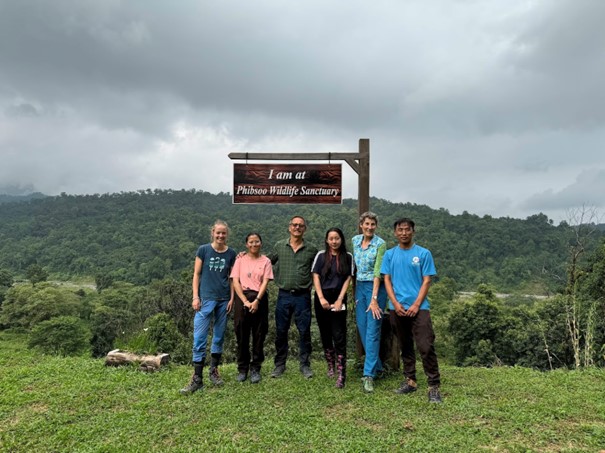Team ‘Gelephu’ after a safari through the Phibsoo Wildlife Sanctuary.